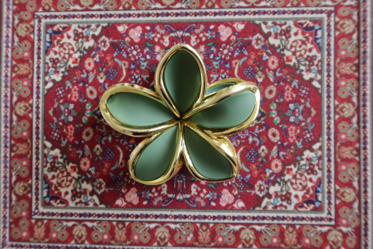 Pince à fleur vert kaki